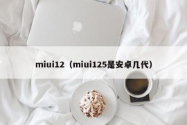 miui12（miui125是安卓几代）